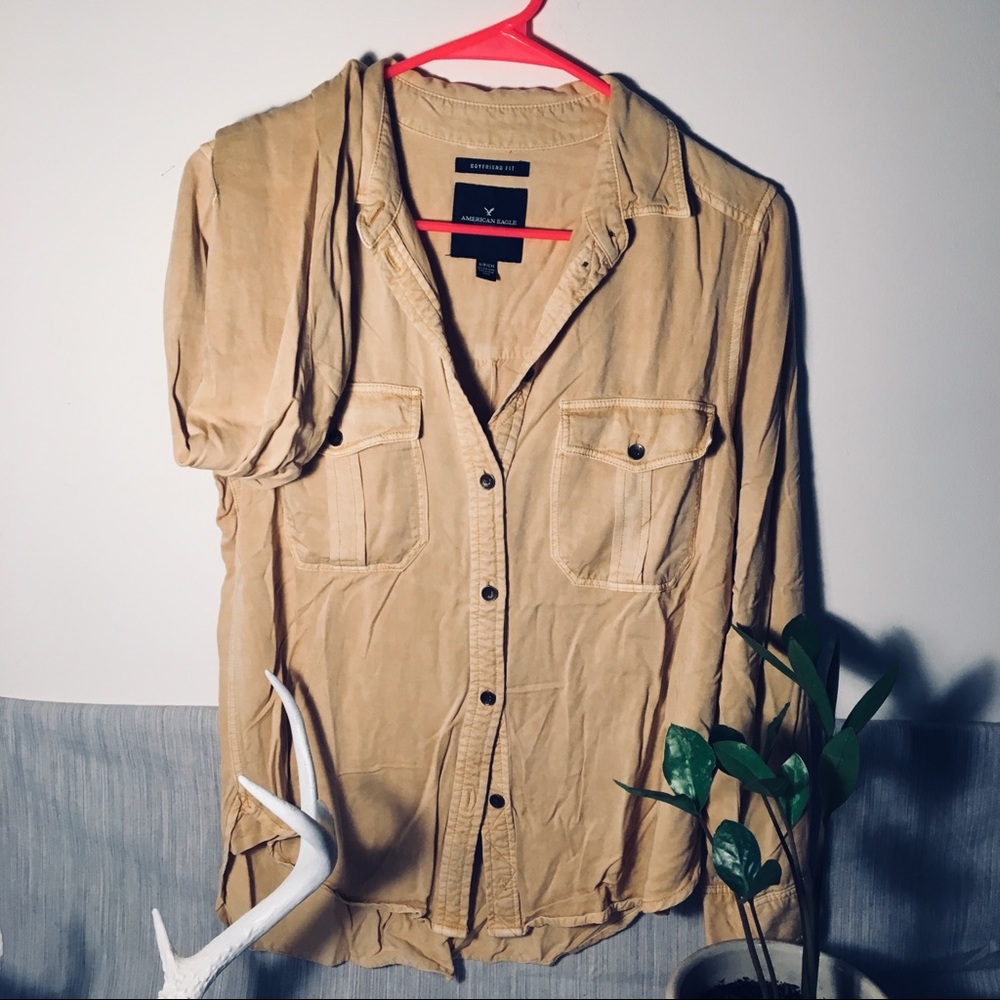 American Eagle Boyfriend Button Down